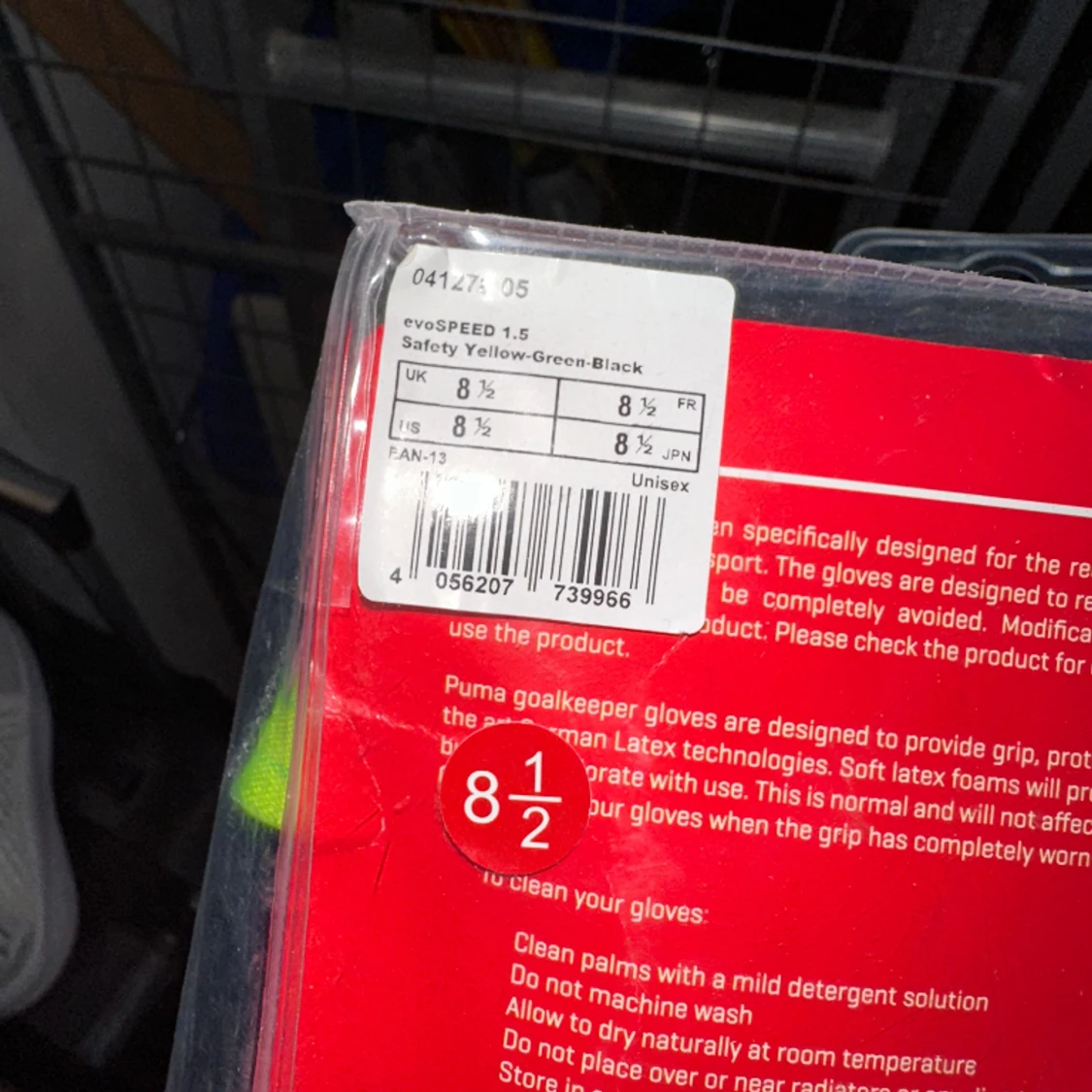 Nya PUMA Målvaktshandske evoSPEED 1.5 - Gul/Grön - 91