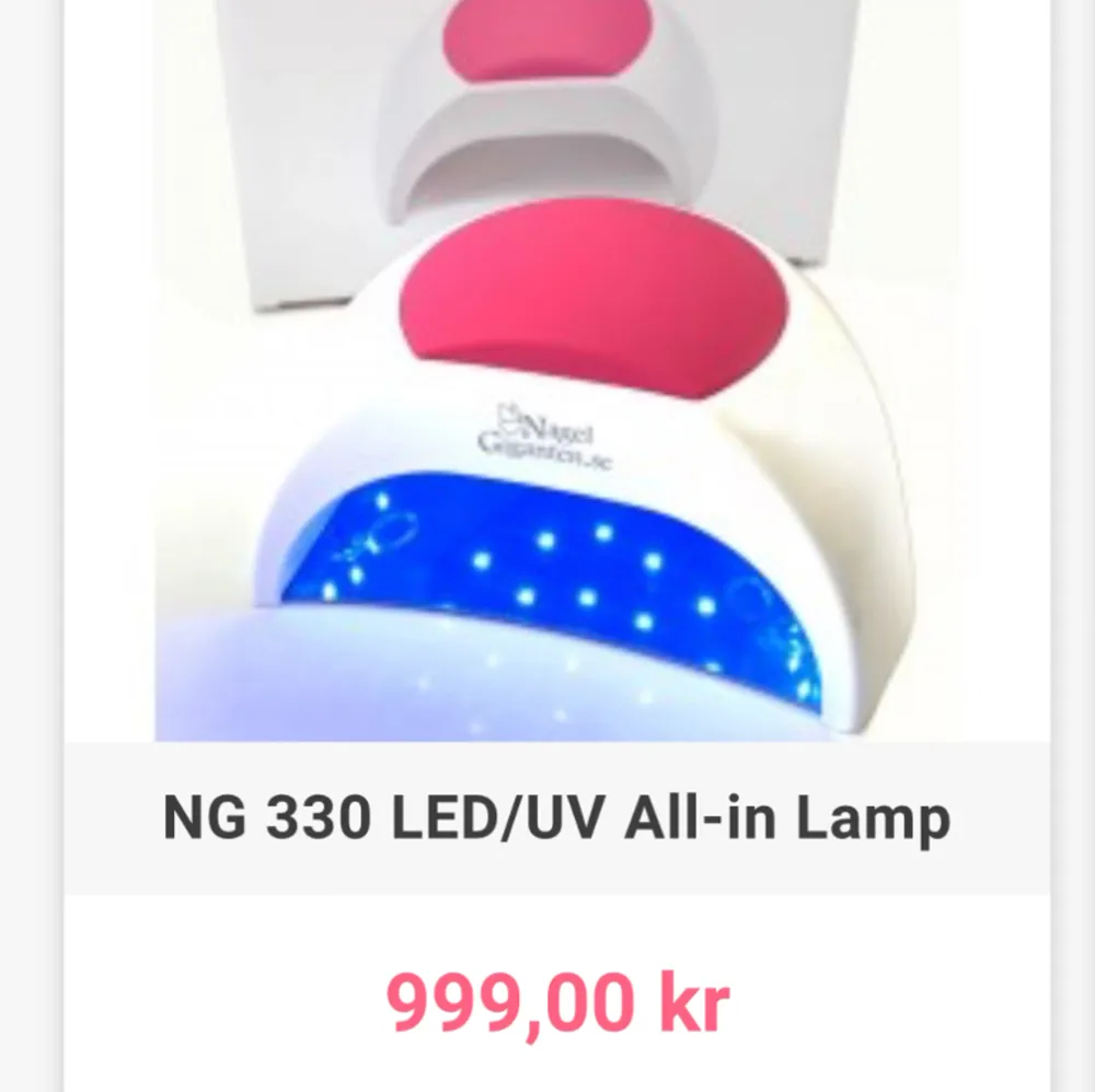 Säljer då två uv/led lampor då jag har köpt nya. Använt i nästan 3 år men funkar fortfarande super bra! Säljer för 350 kr st och ny pris på dessa ligger på 999kr. Övrigt.
