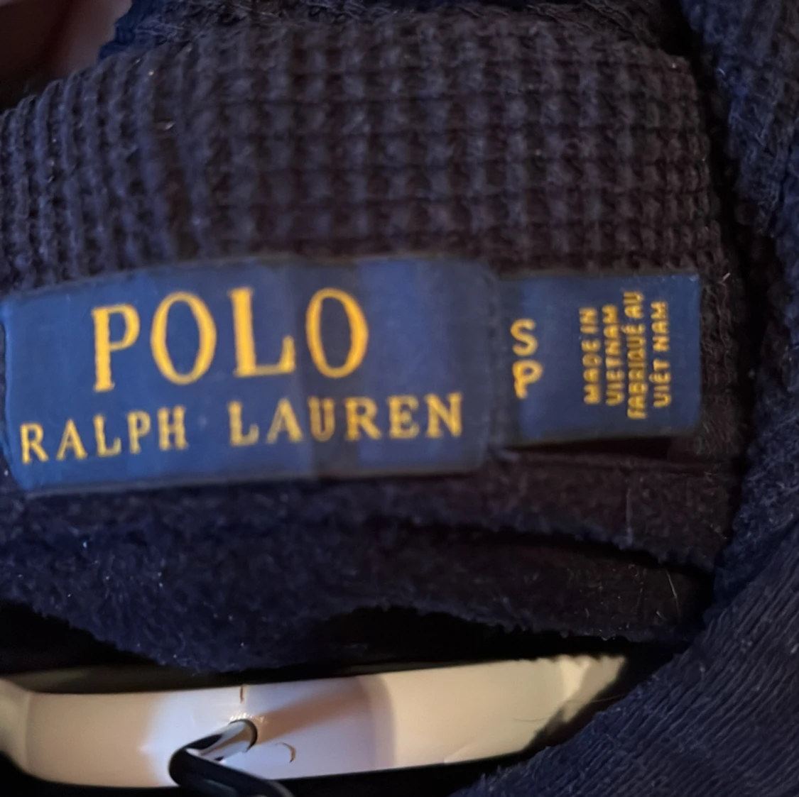 Marinblå Ralph Lauren hoodie  - 91