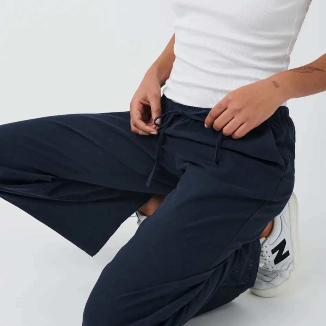 Linnebyxor Svart Ginatricot - 90