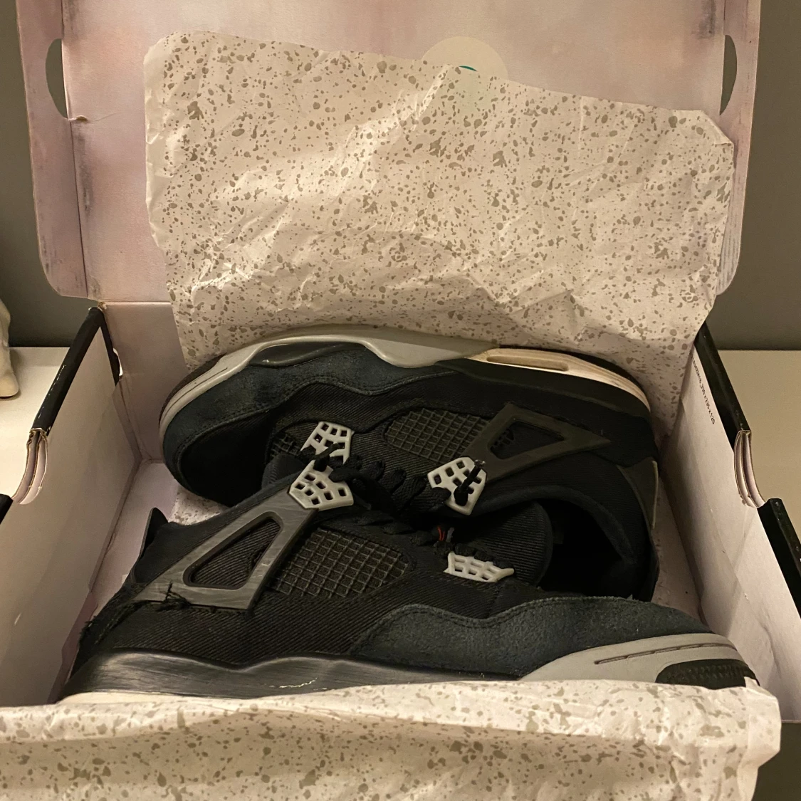 Jordan 4 Black Canvas - 91