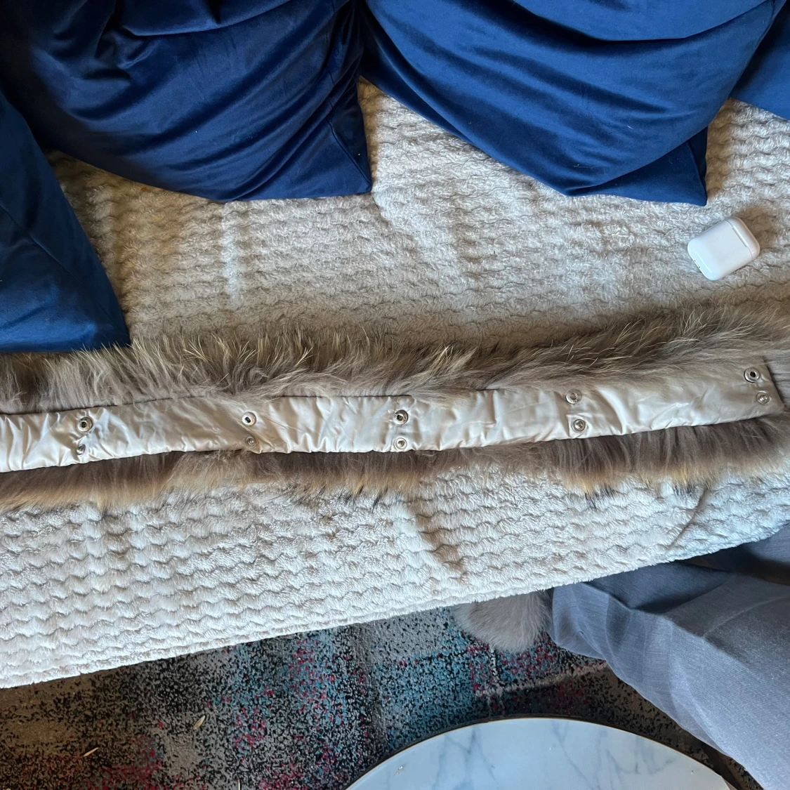 Äkta päls till jacka  - 90