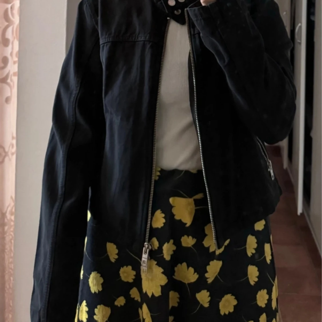 Svart jacka - Clover MC - Weekday - Storlek S - 92