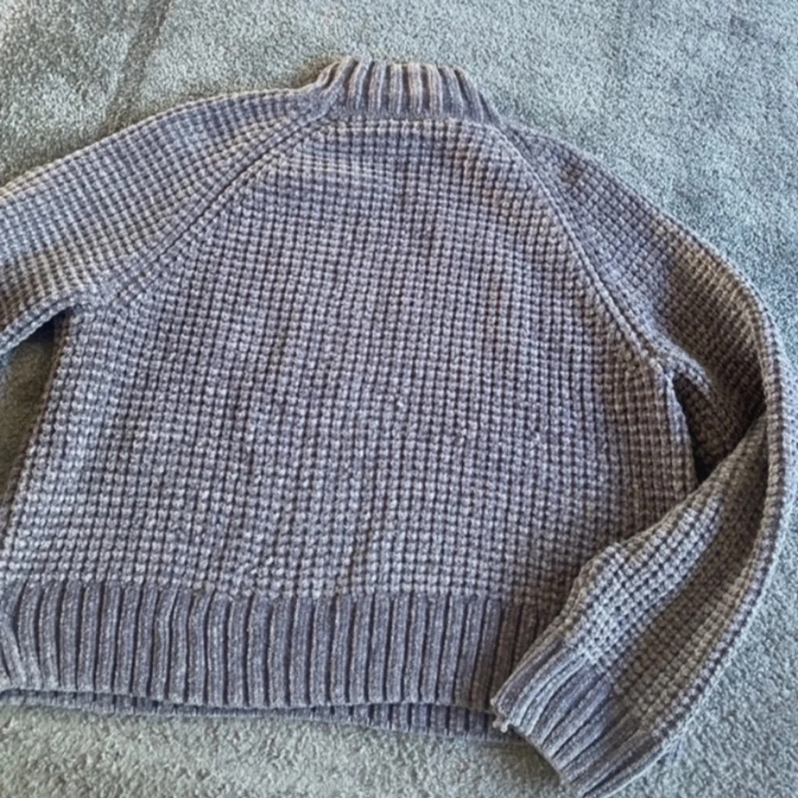 Grå stickad tröja - 91