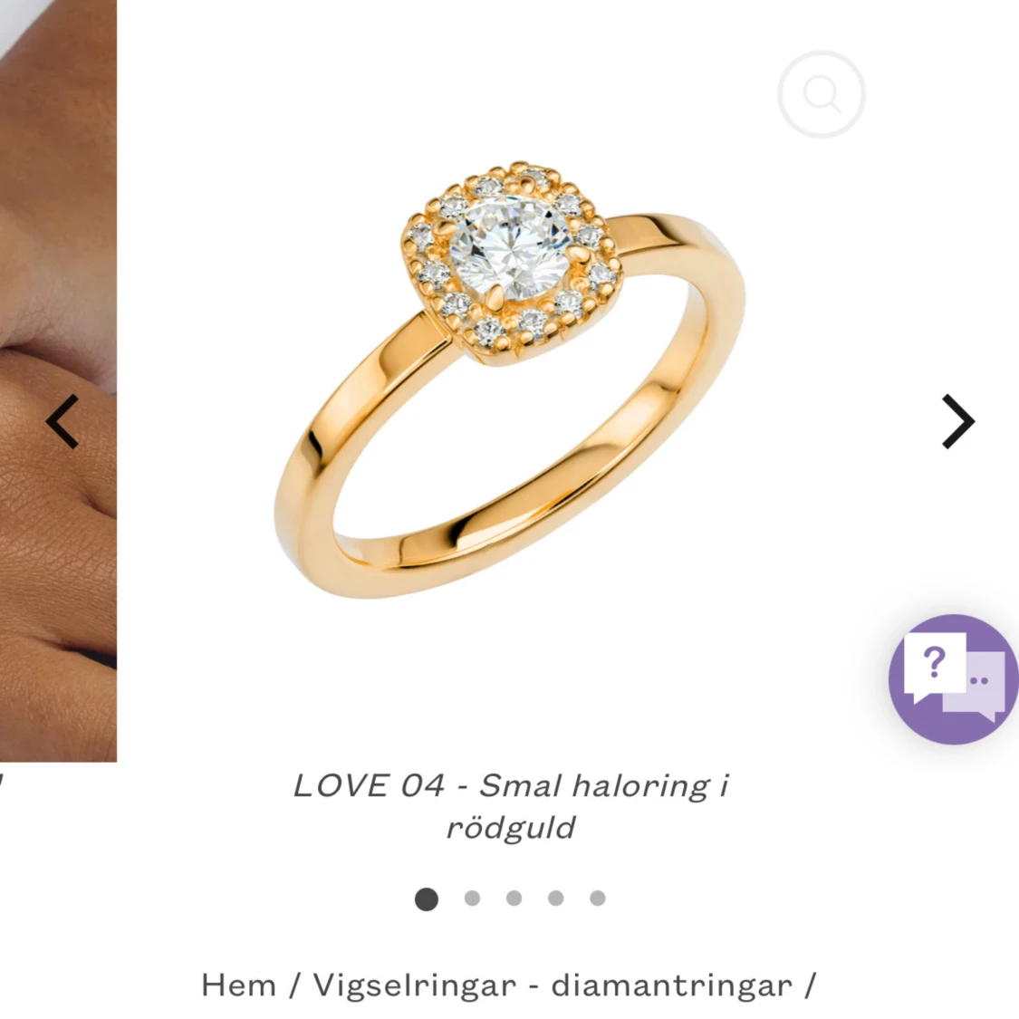 Förlovningsring  - 90