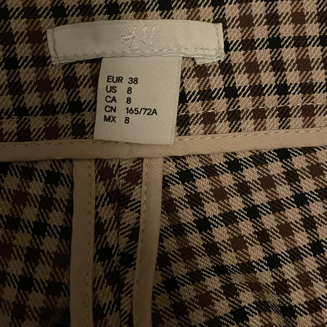 Rutiga kostymbyxor - 90