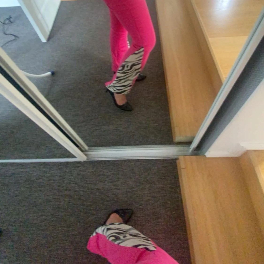 rosa zebra jeans - 91