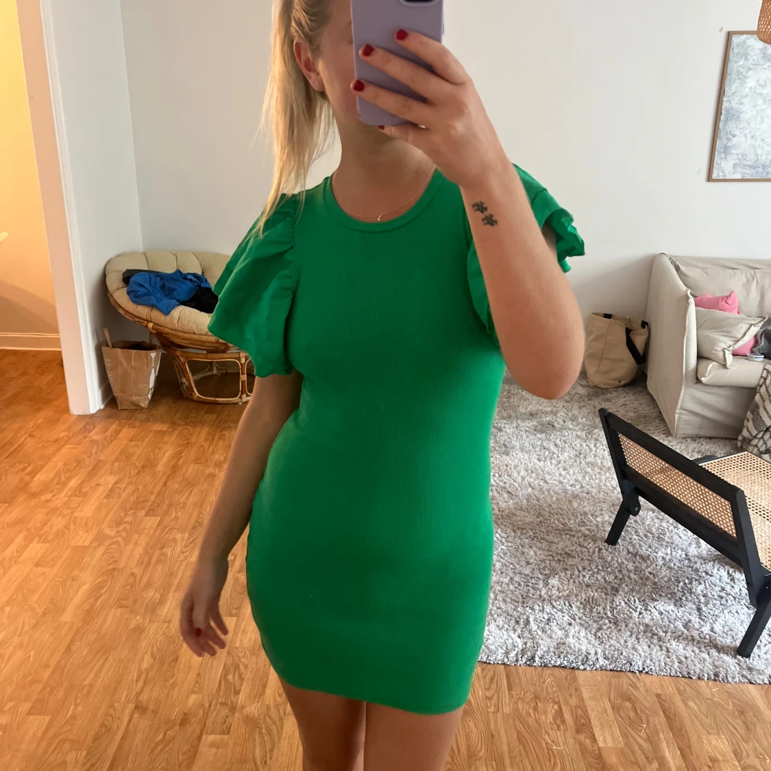 Grön klänning  - 91