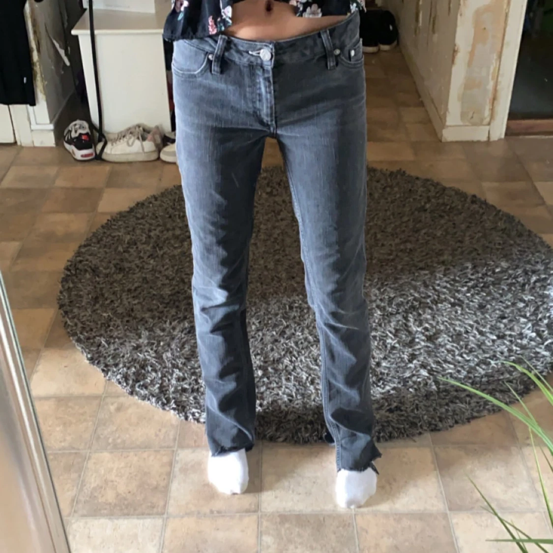 Lågmidjande jeans