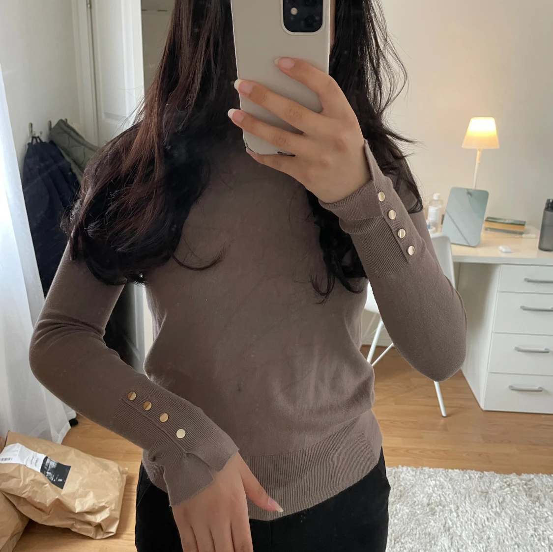 Zara långärmad topp - 90