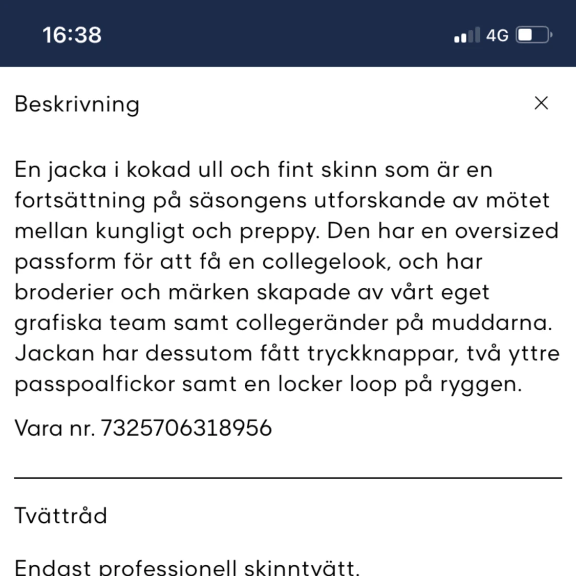 US Royalty GANT Varsity Jacket - 93