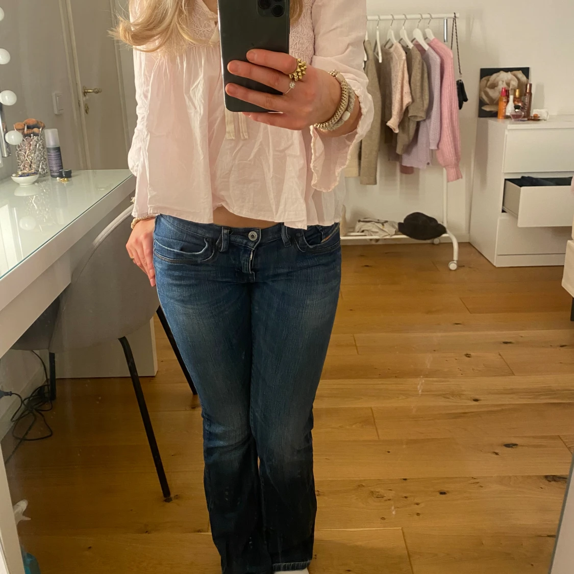 Lågmidjade jeans💕