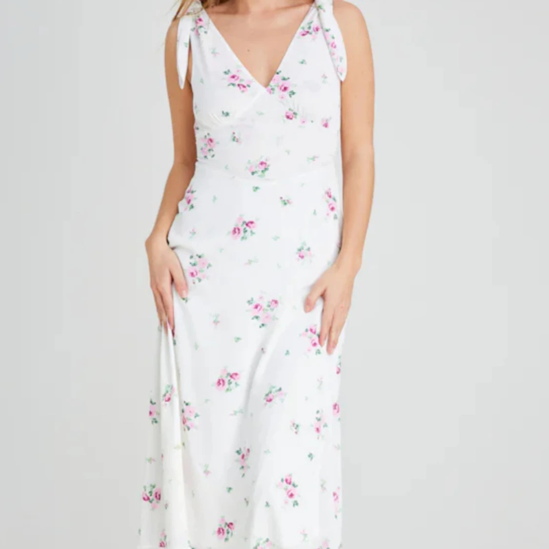 Blommig klänning  - 91