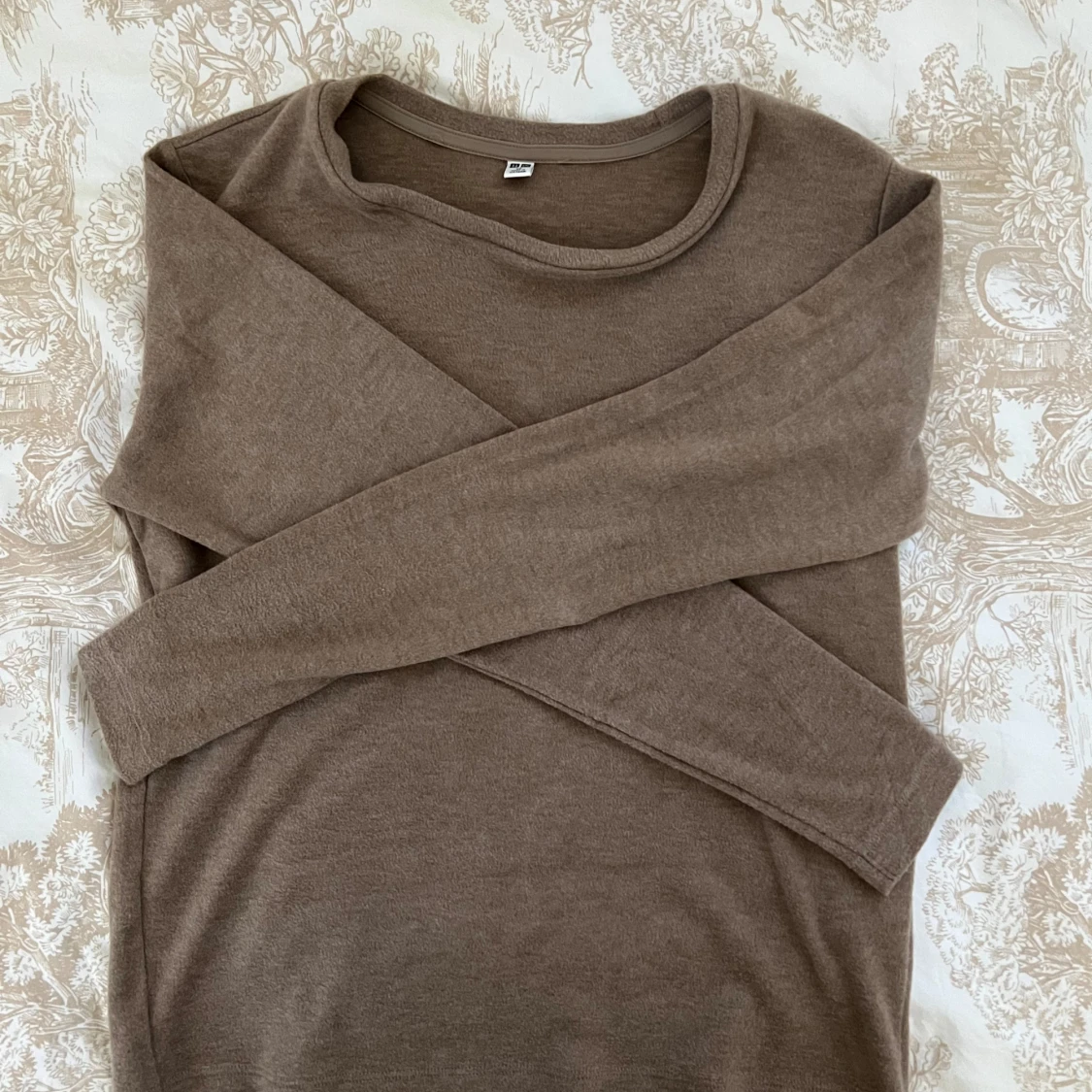 Mysig ljusbrun långärmad