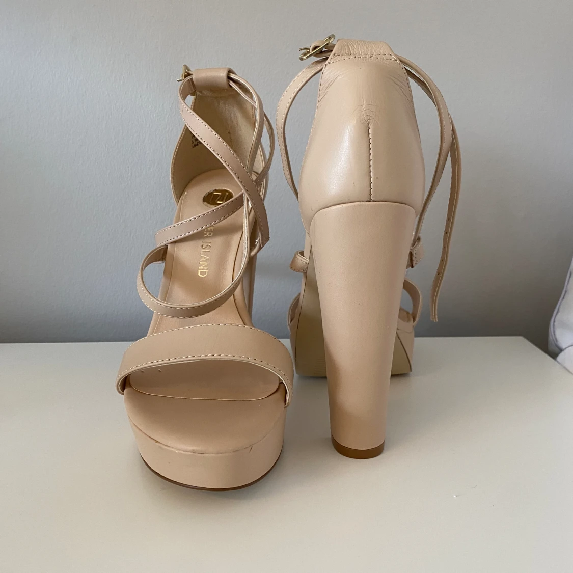 Beiga klackskor - 90