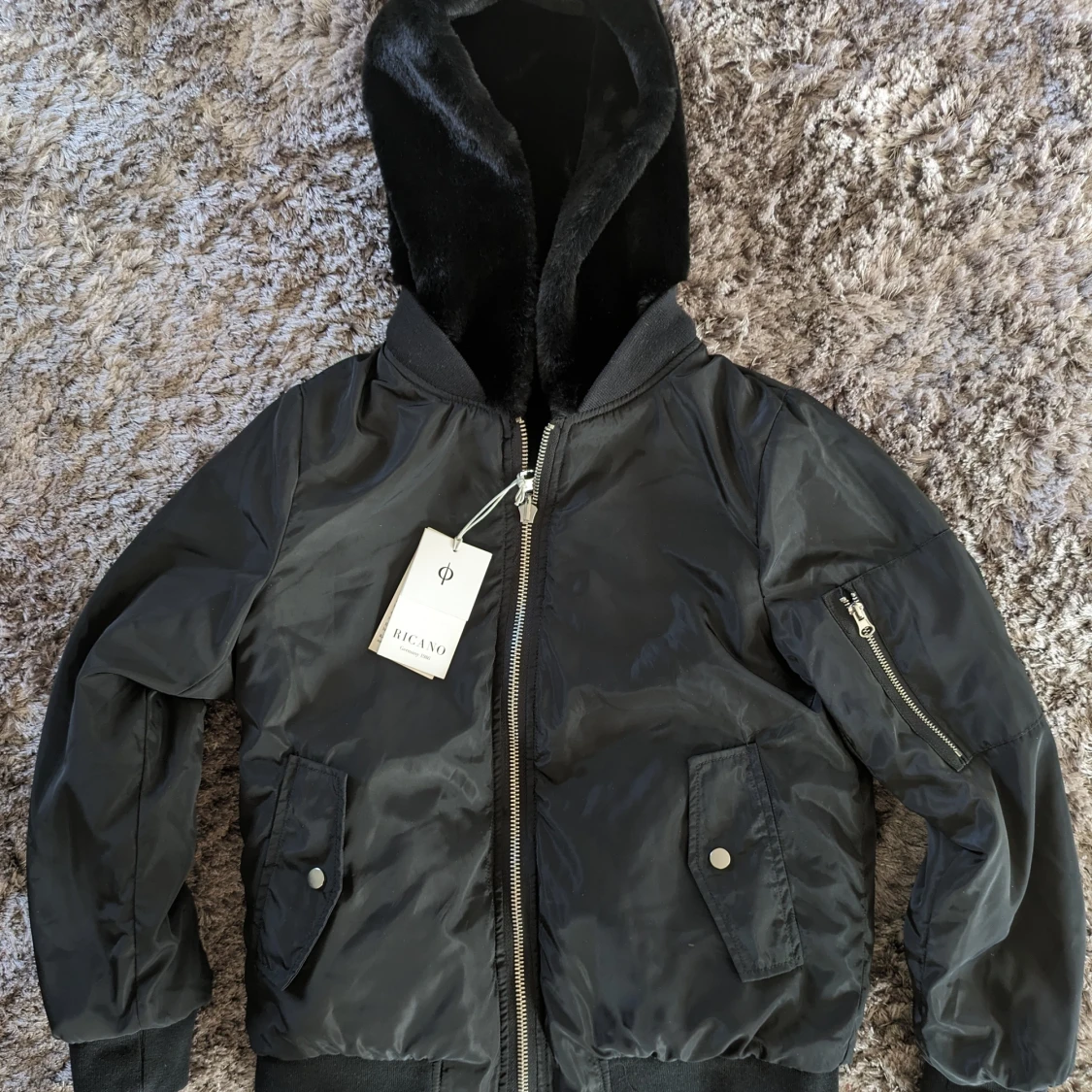 Vändbar bomberjacka