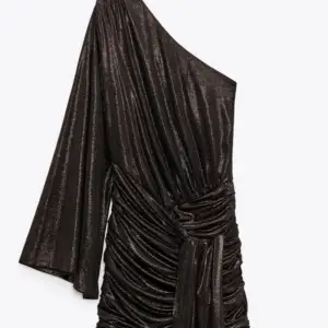 Helt slutsåld! Super cool klänning från zara i metallic  Aldrig använd, prislapp kvar Jätte bra till fest  Studio 54
