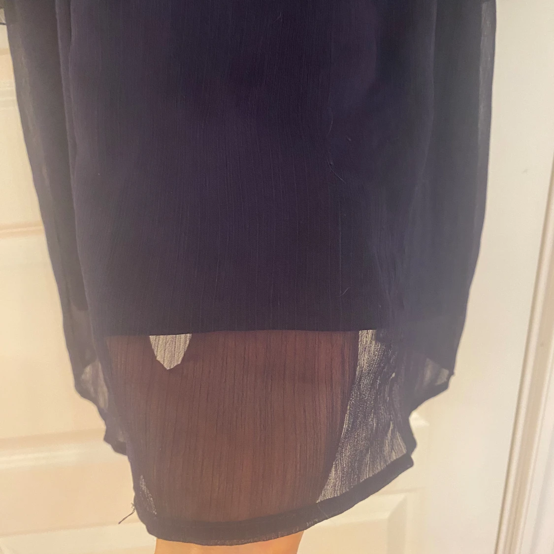 Kort marinblå klänning, H&M - 92