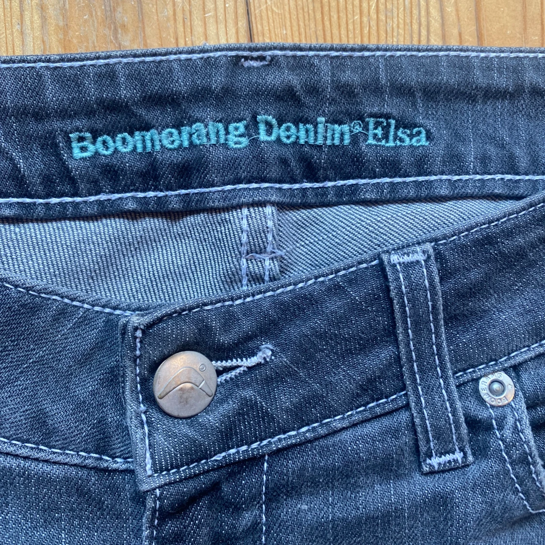 Raka lågmidjade jeans  - 92