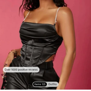 Top med glitterband - Endast använd en gång