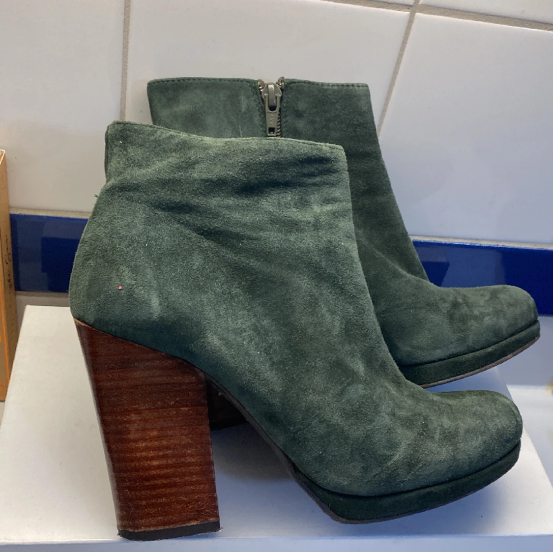 Mocka stövletter olivgrön 37 - 91