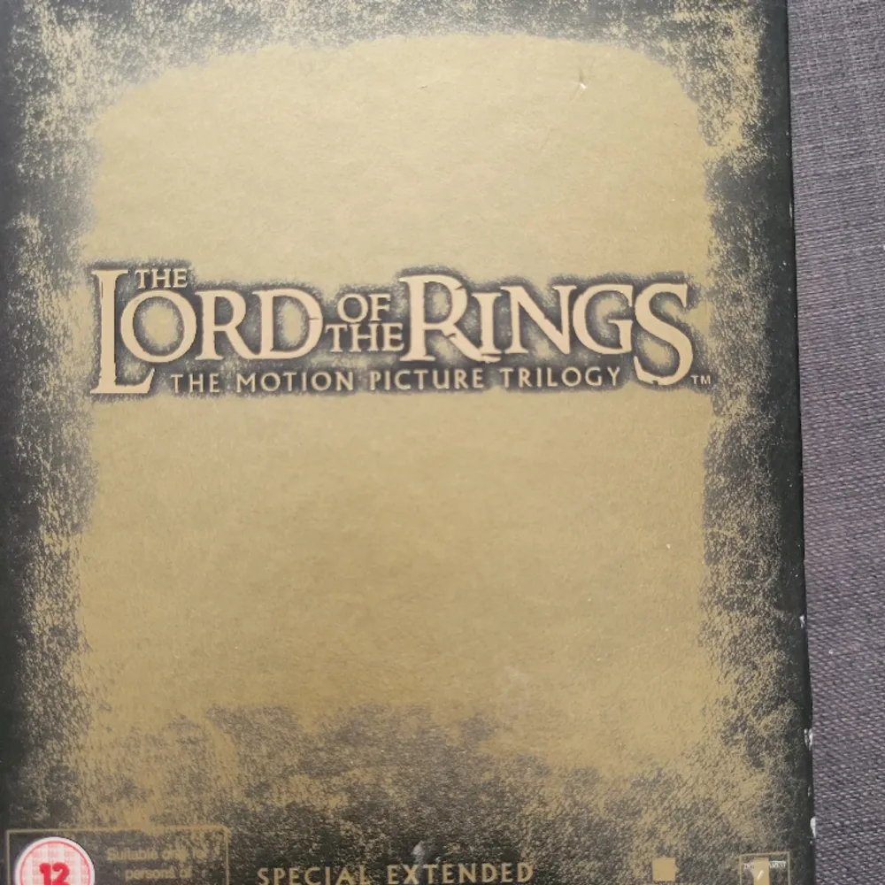 Dvd box Lord of Rings  Aldrig använd . Övrigt.