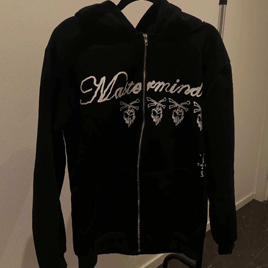 Travis Scott Skull Zip Up Hoodie - 90