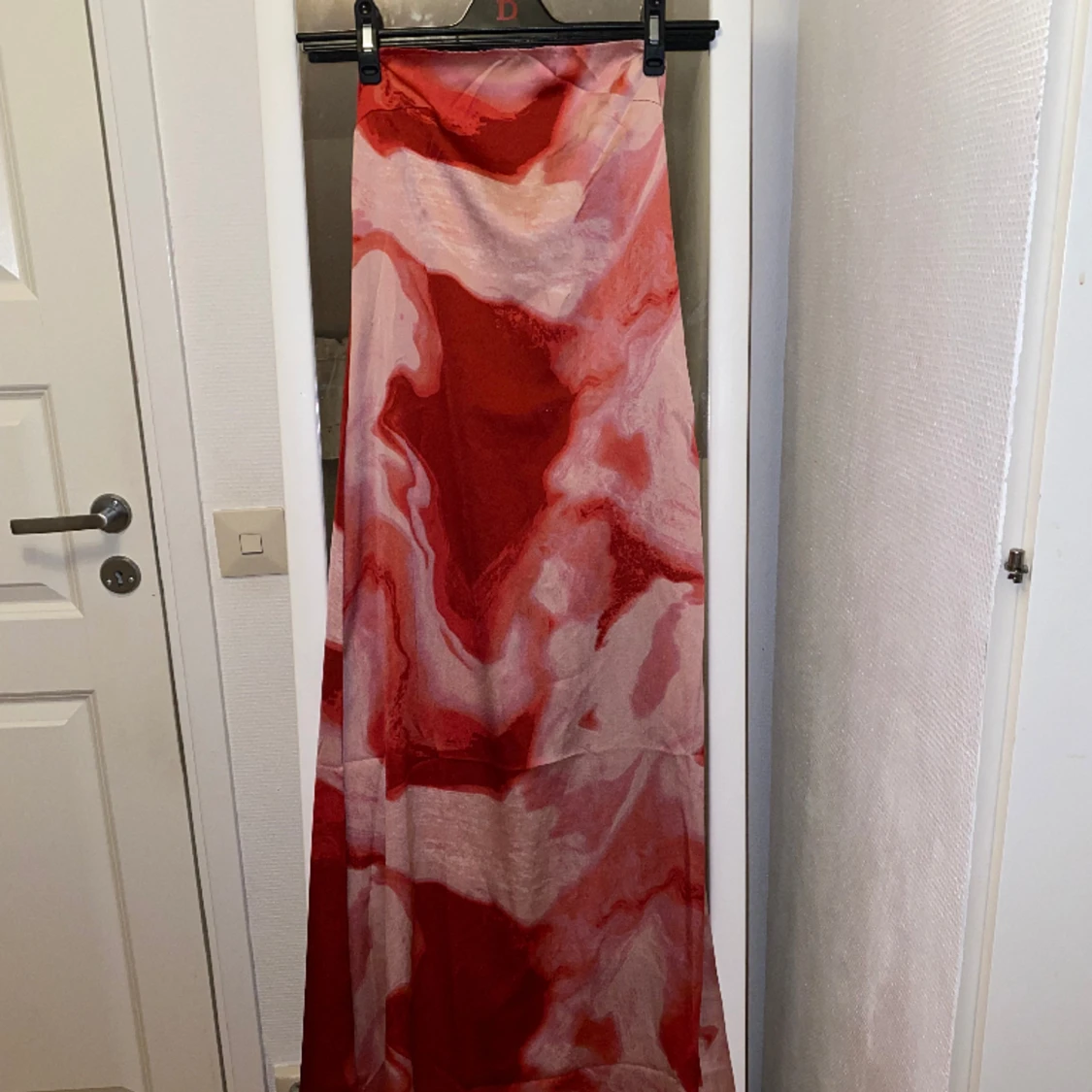 Mönstrad långklänning - 90