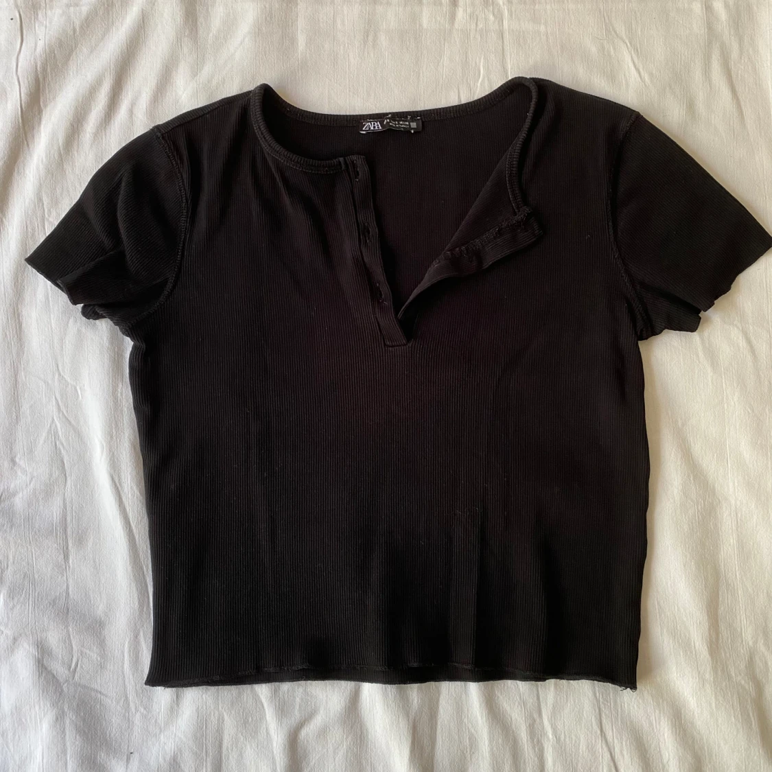 Svart croptop från Zara