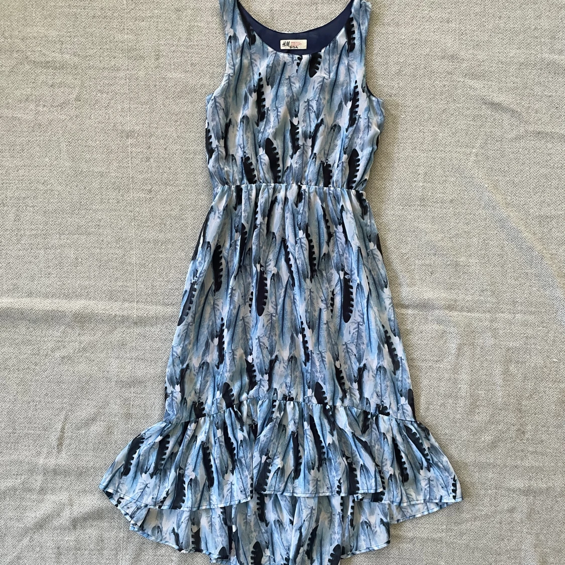 Blå hm klänning, 152