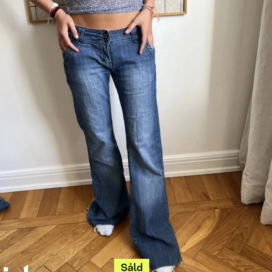 Lågmidjade Jeans - 90