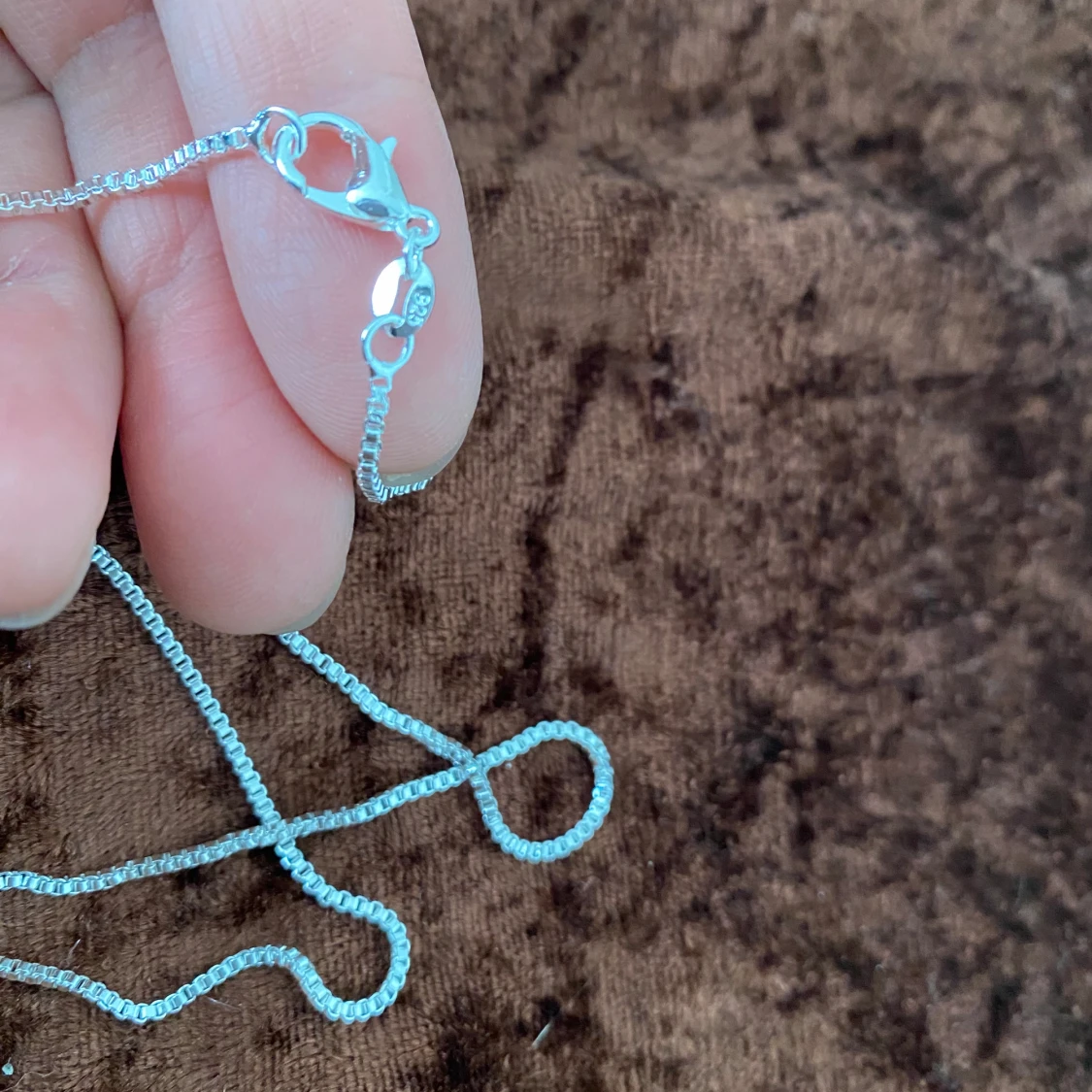 925 Silverpläterade Halsband  - 90