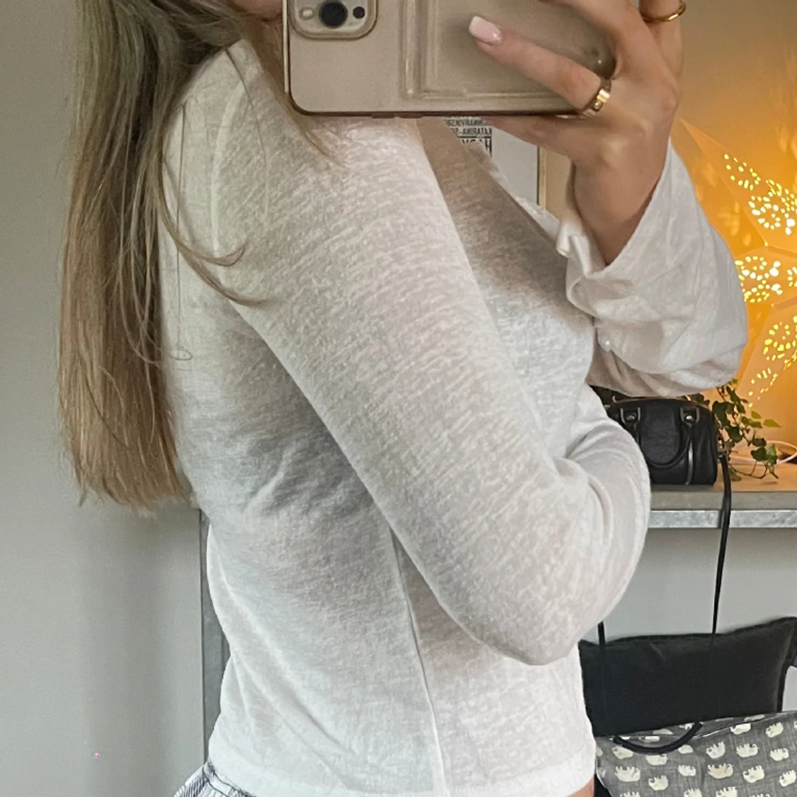 Vit genomskinlig topp💗 - 91