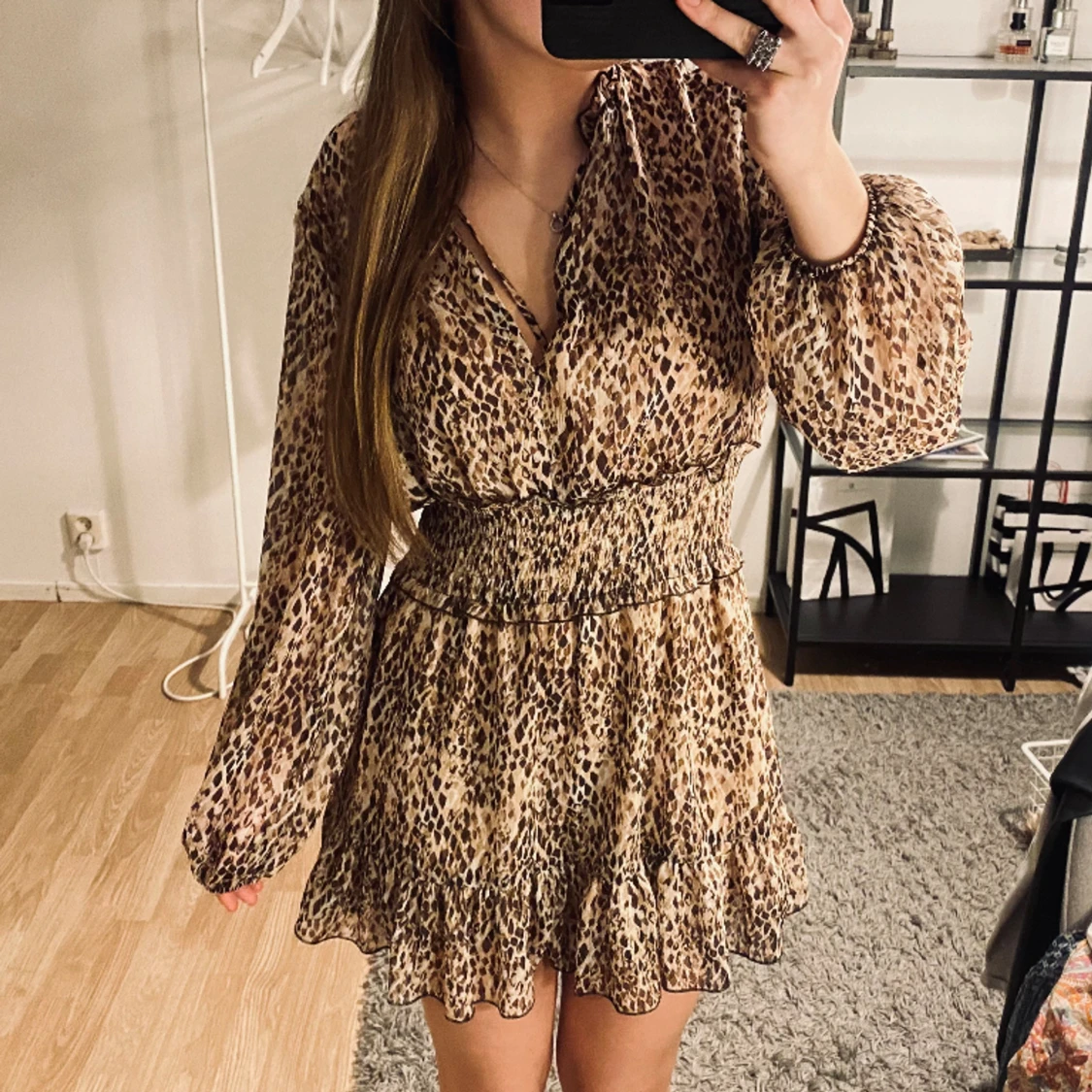 Zara klänning Leopard - 90