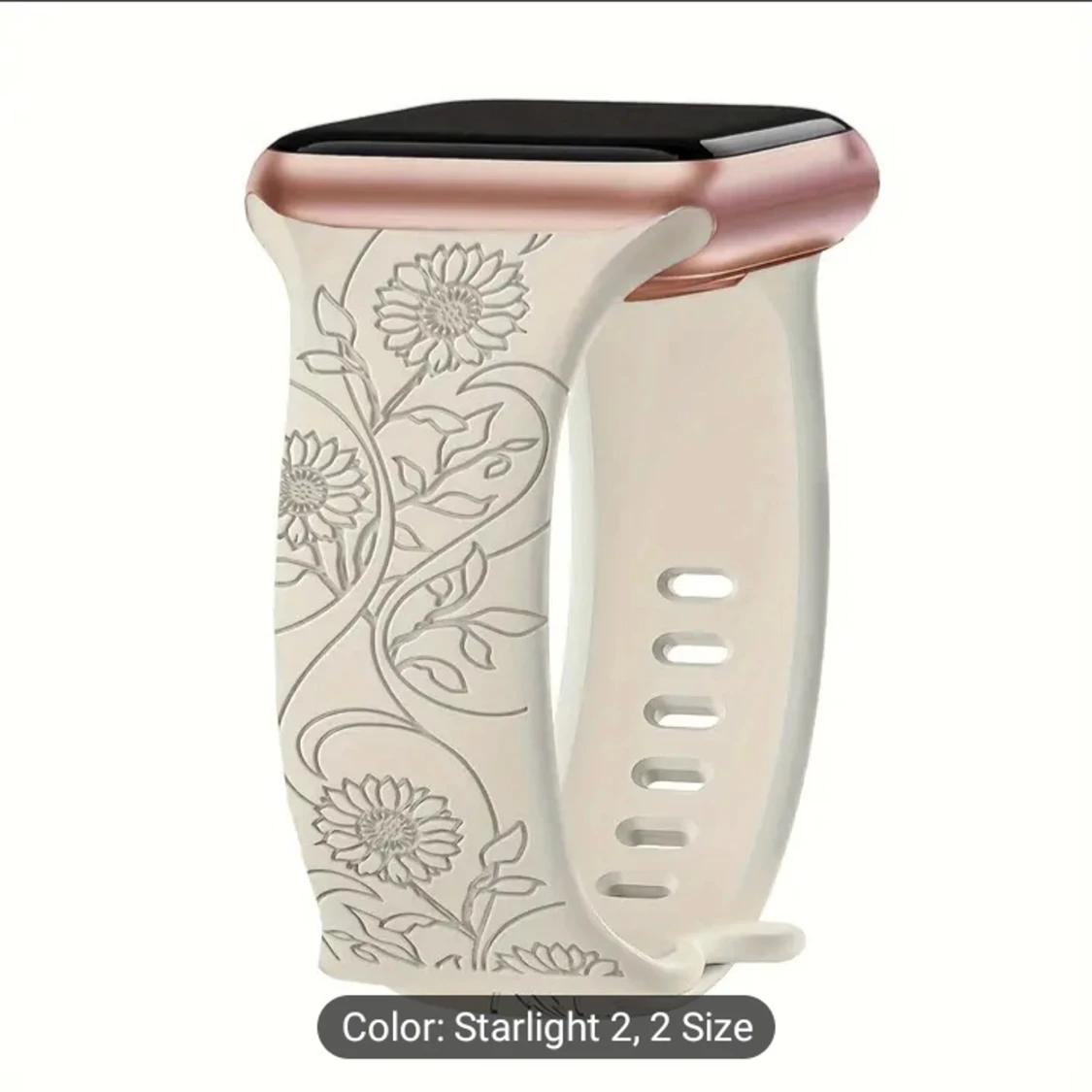 Engraved  i watch strap