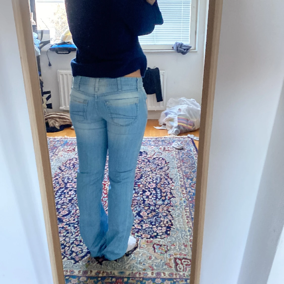 Lågmidjade Bootcut jeans - 90