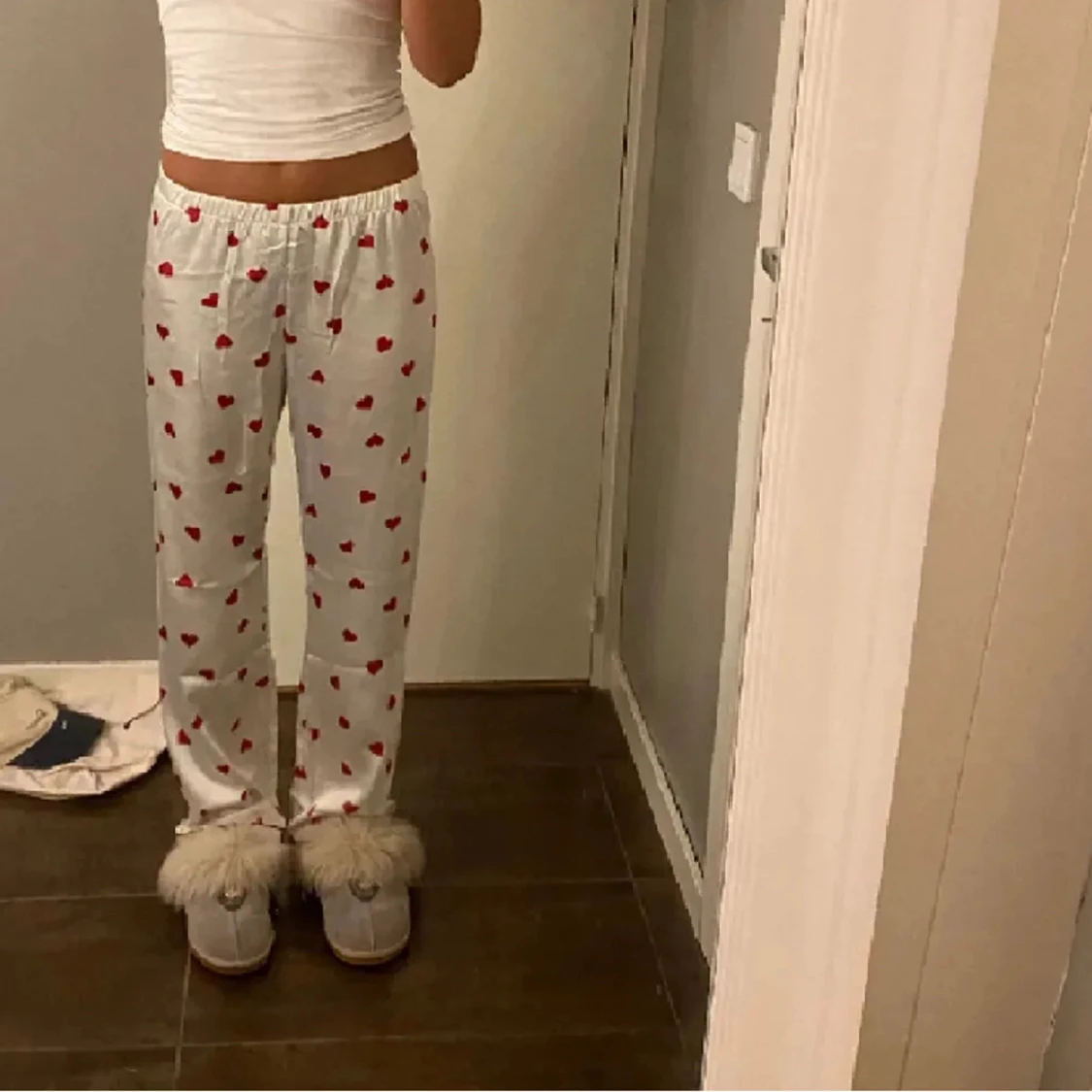 Pyjamas med hjärtan  - 90