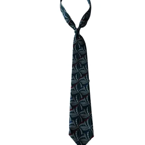 Slips Grön - Polyester. Grön. Mönstrad. Säljs knuten.