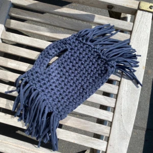 AZUR - Virkad väska gjord på återvunnet garn! Görs på beställning🌺