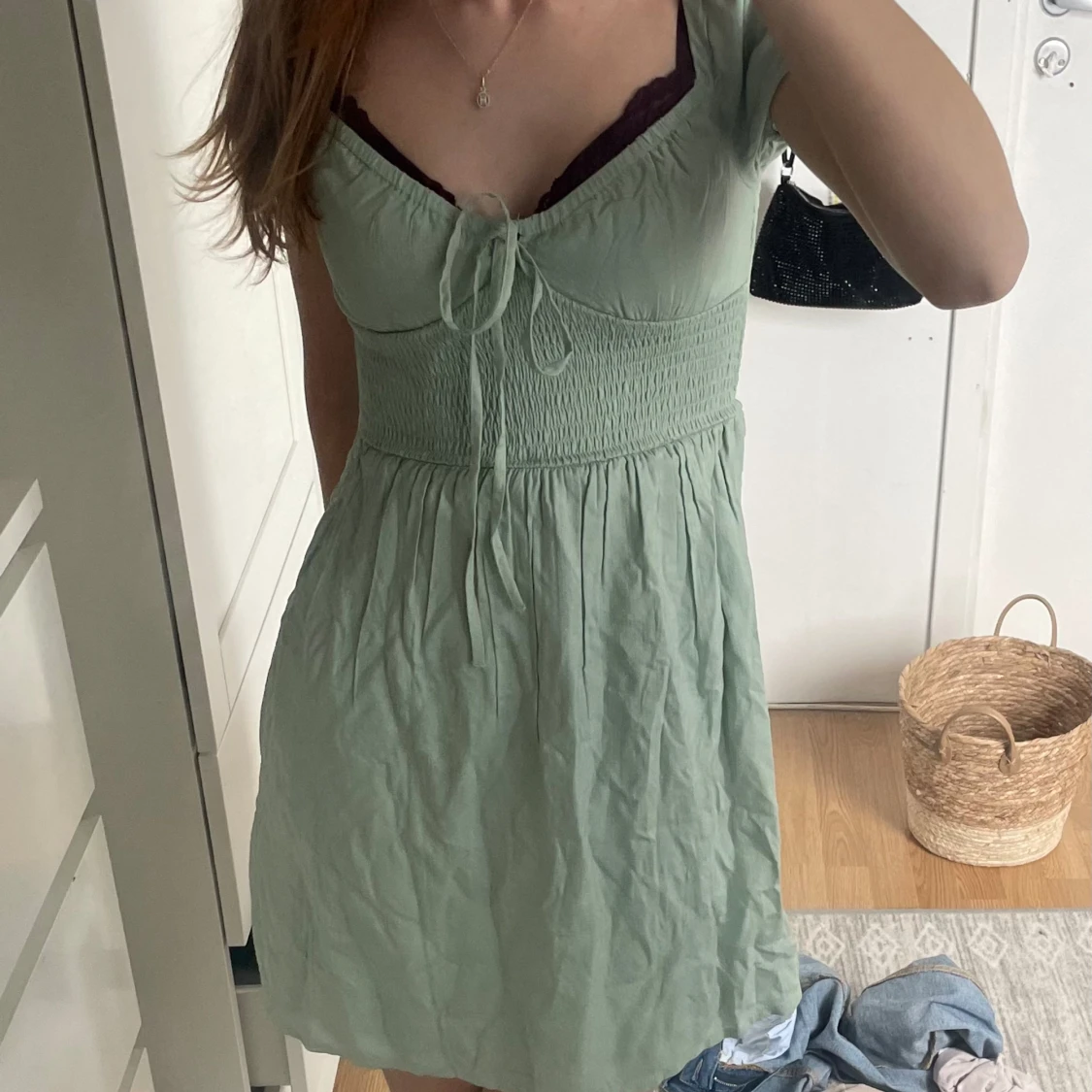 Grön sommarklänning