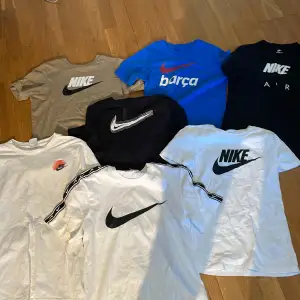 7 feta Nike tröjor. Alla är i riktigt fint skick. Alla tröjor för 749 och styckpris 150 pris kan diskuteras. Alla är i storlek s