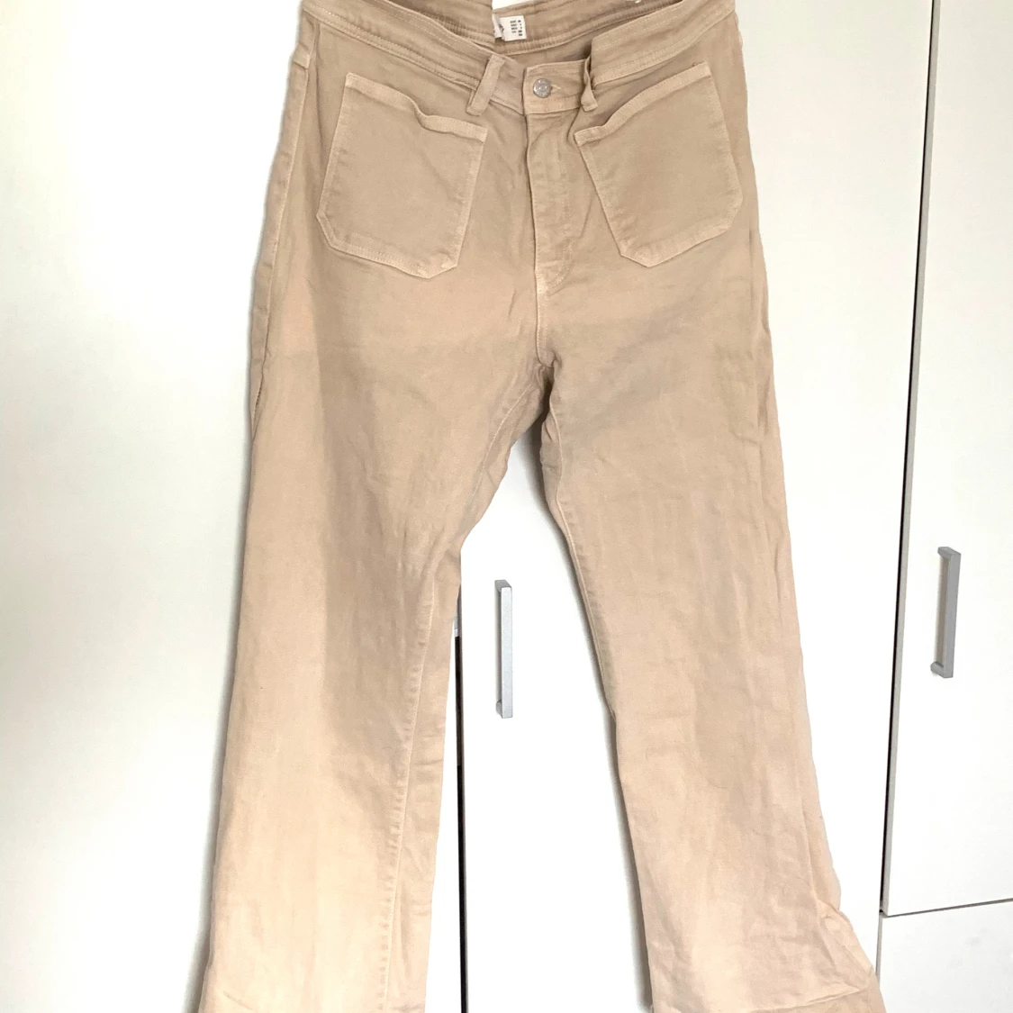 Beige flared jeans  - 90