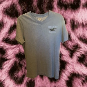 Grå Hollister t-shirt - Söt grå hollister t-shirt i storlek M