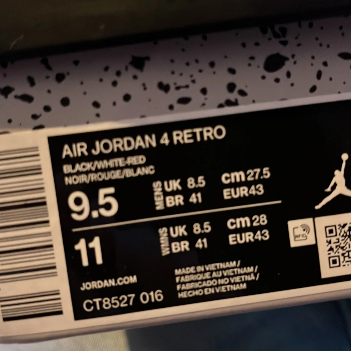 Jordan 4 red thunder - 91