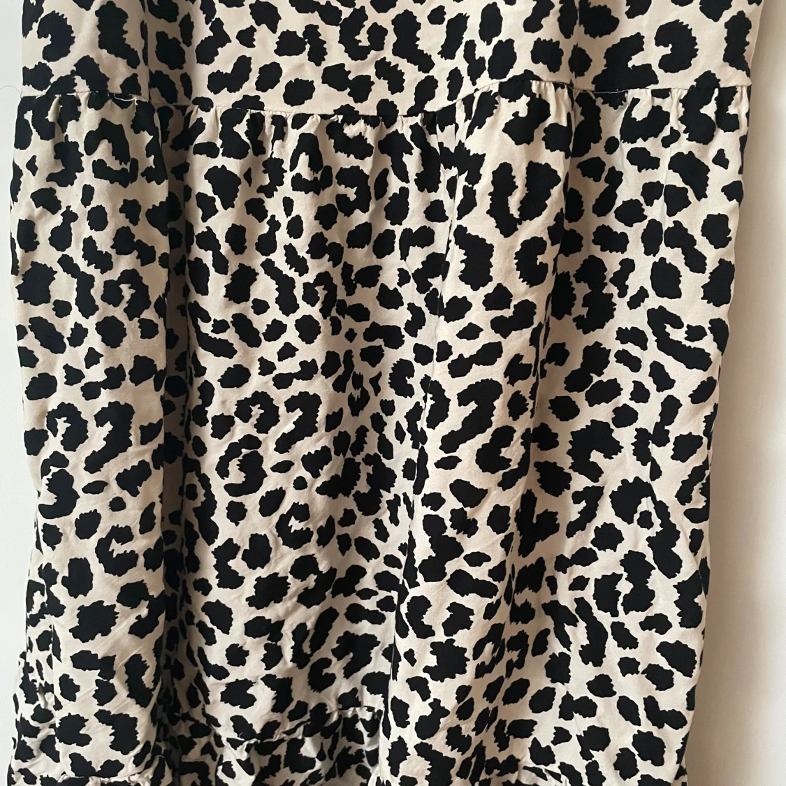 Leopard klänning volang - 90