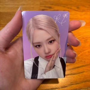 Blackpink QR photocard  - Rosé The Game The Girls  Qr kod till spelet
