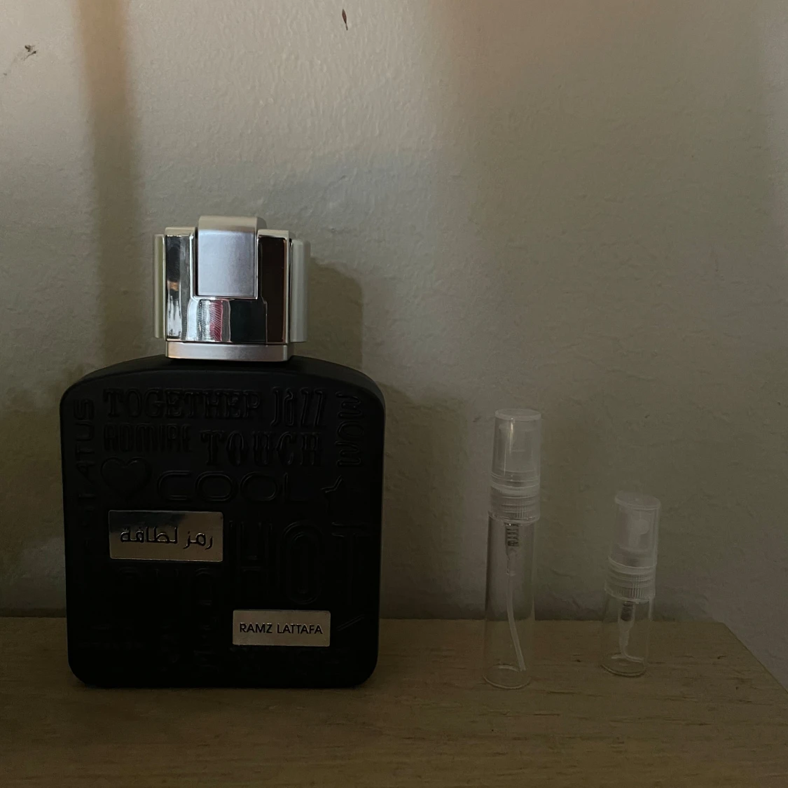 Lattafa Ramz silver sample 