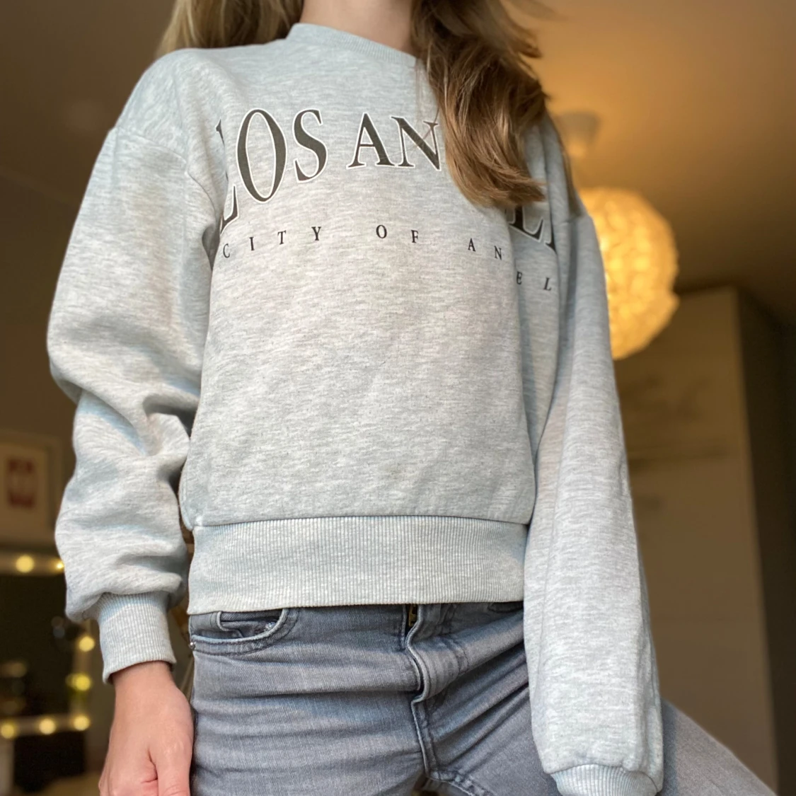 Grå sweatshirt  - 91