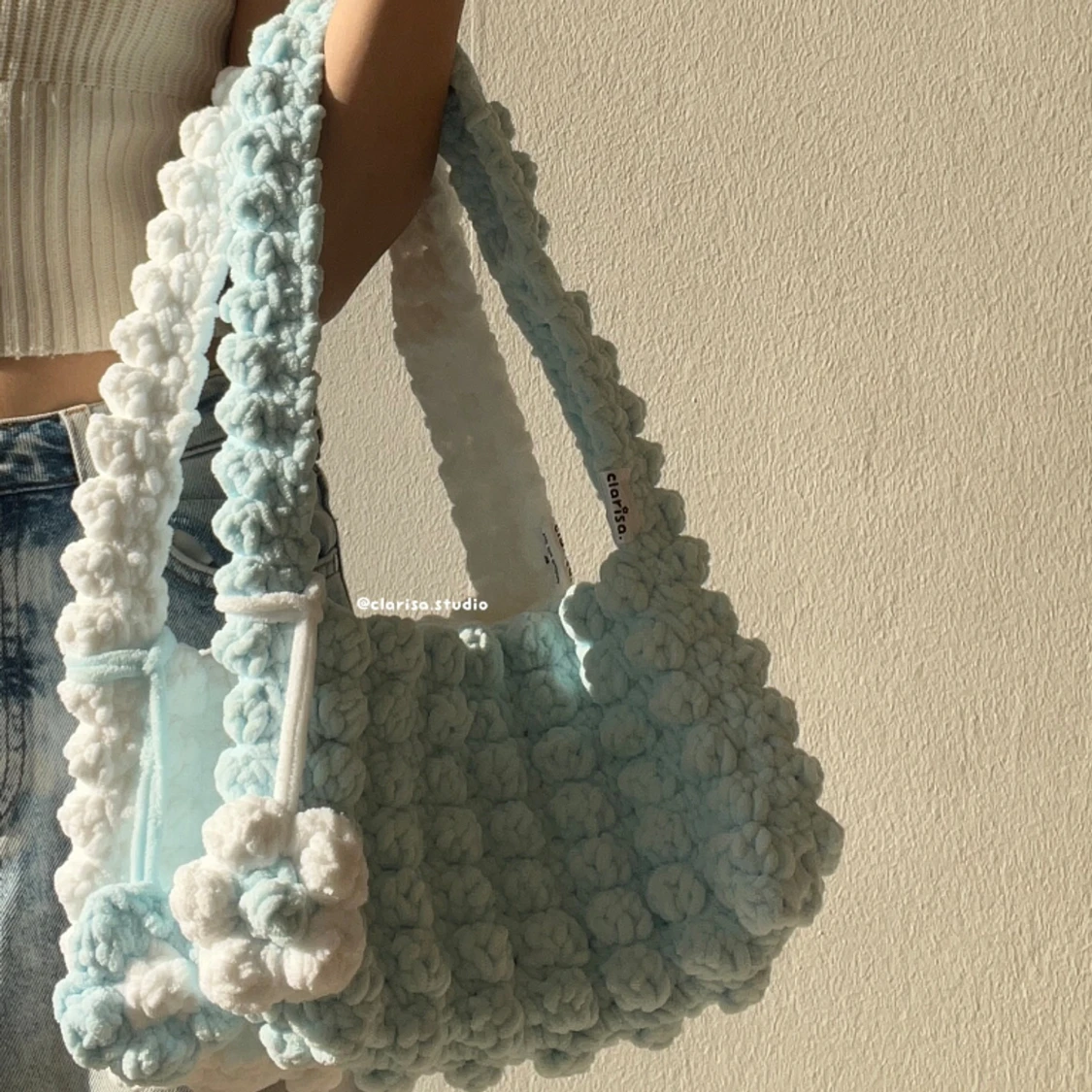 Heklet veske - 91