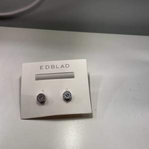 Supersöta runda örhängen i silver från Edblad. Helt oanvända.🥰